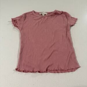 Chelsea & Violet Toddler Girls 2T Pink Ribbed Shirt